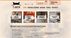 Desktop Screenshot of bytove-doplnky-egatta.cz